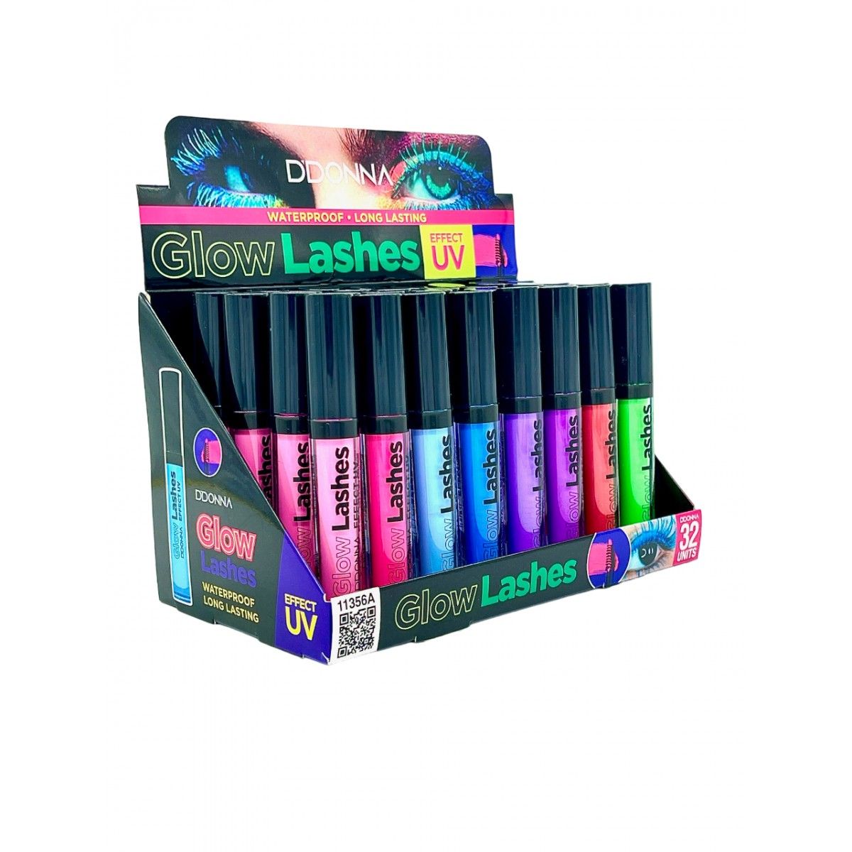 MASCARA GLOW EFFECT UV NEON