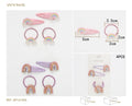 SET GOMAS Y PINZAS CABELLO