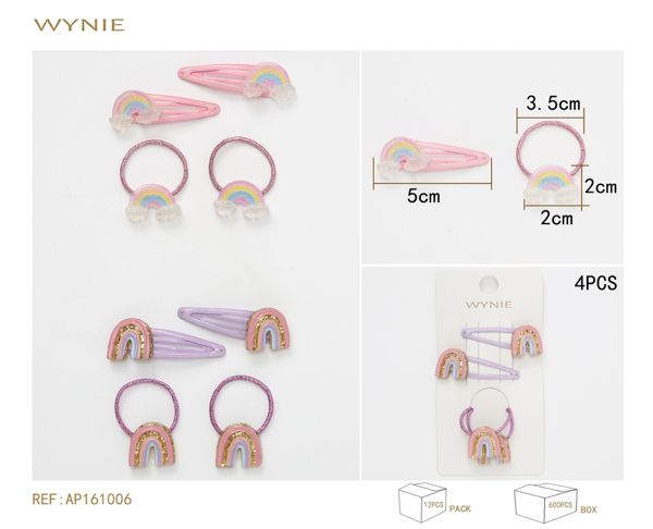 SET GOMAS Y PINZAS CABELLO