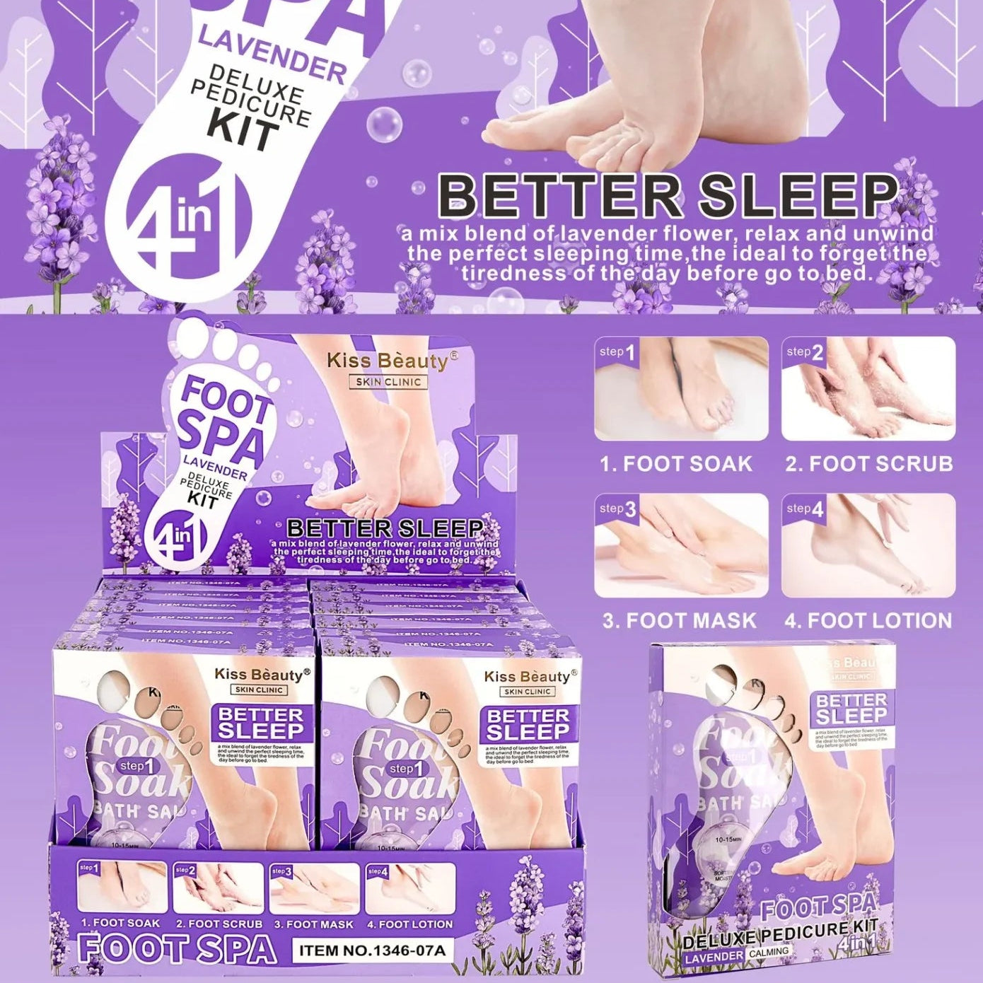 KIT DE PEDICURA DELUXE PARA PIES