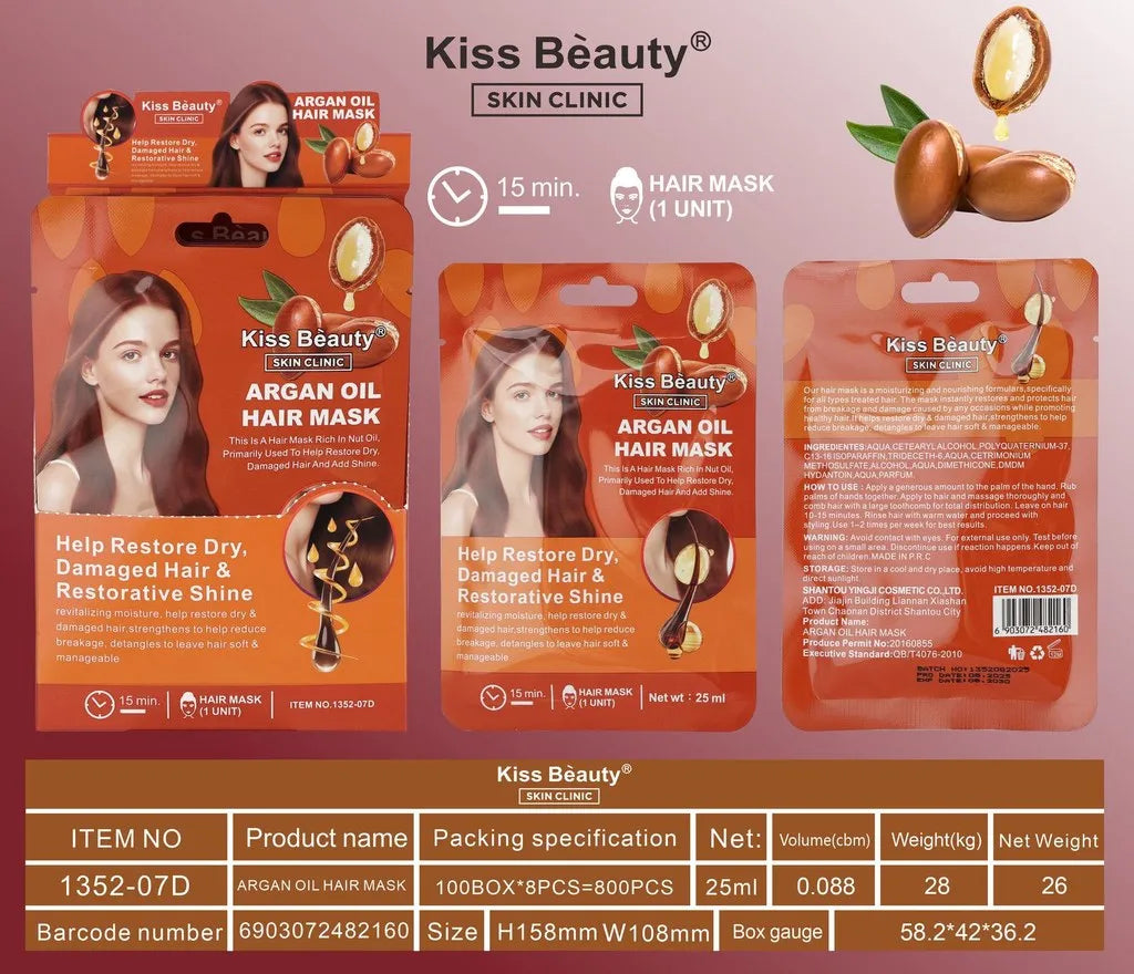 MASCARILLA CAPILAR CON ACEITE DE ARGAN