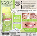 TIRAS BLANQUEADORAS DENTALES SABOR LIMON