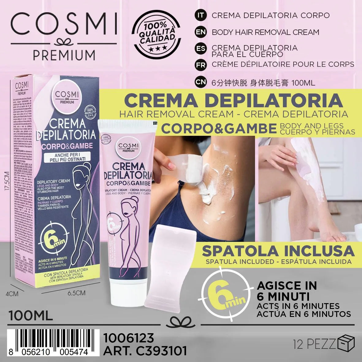 CREMA DEPILATORIA CORPORAL 100 ML