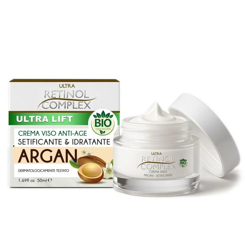 Crema Facial con Argan Hidratante y Setificante