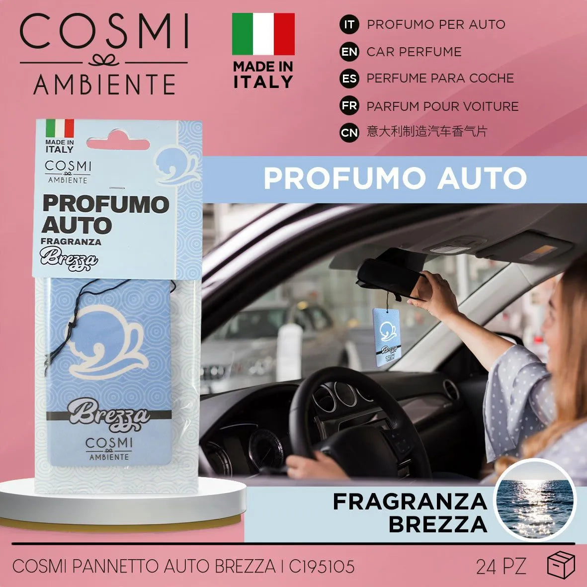 AMBIENTADOR COCHE BRISA MARINA