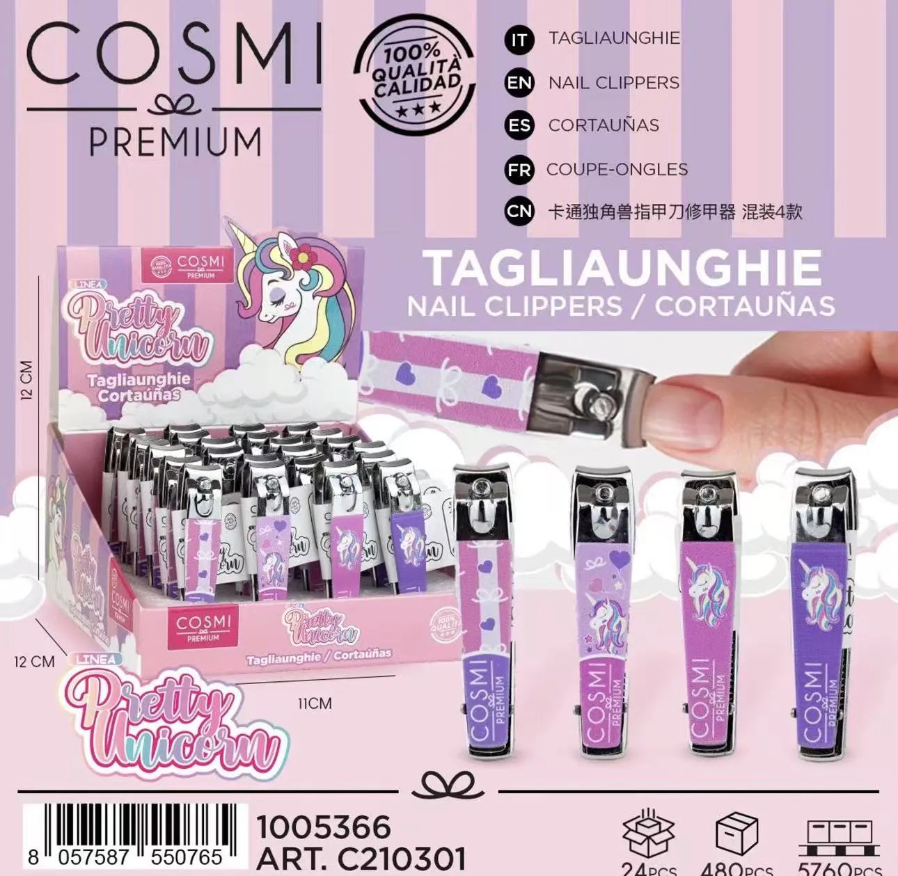 CORTAUÑAS UNICORNIO