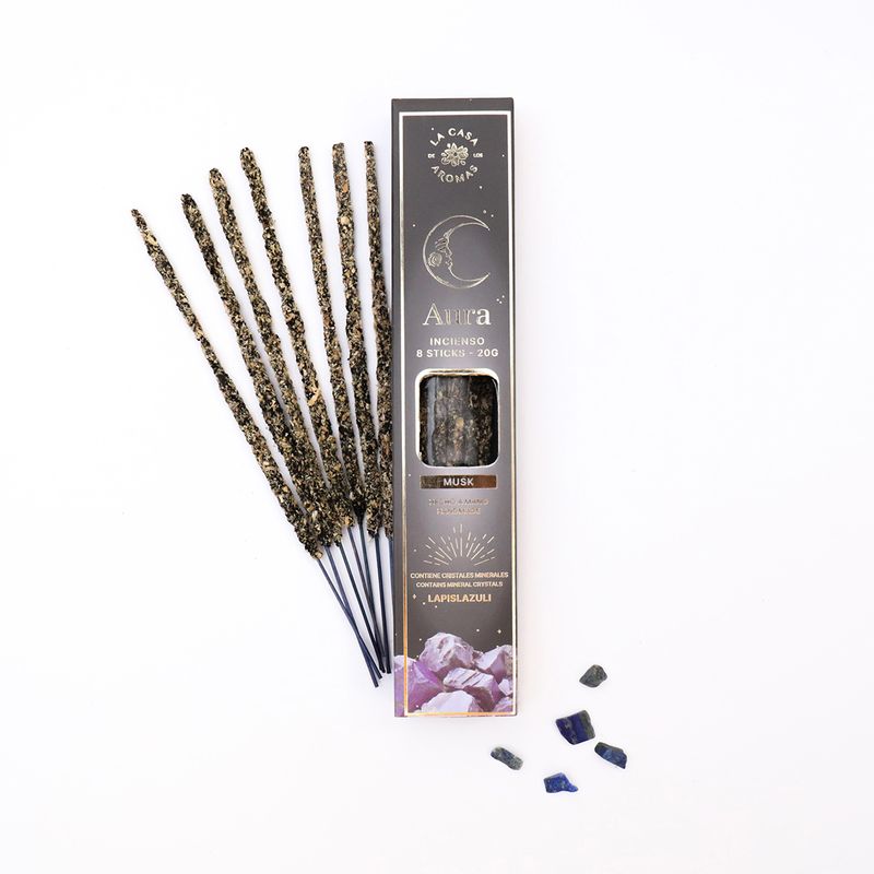 INCIENSO MYSTIC AURA CON LAPISLAZULI