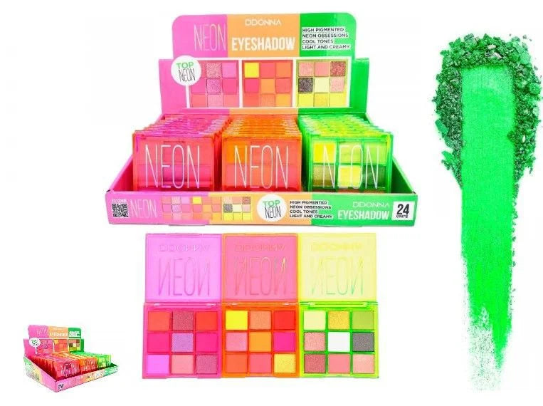 Neon Eyeshadow Pink+Orange+Green