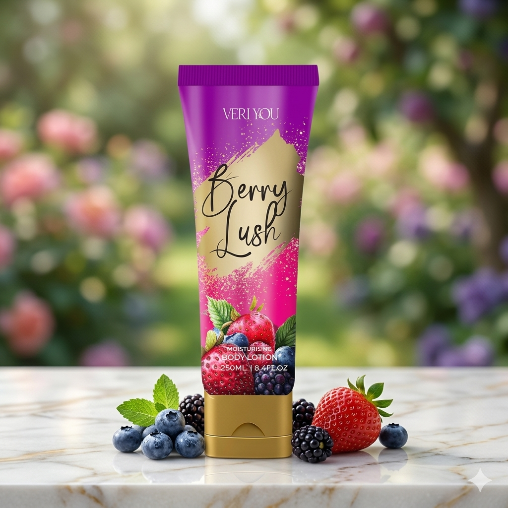 BODY LOTION MOISTURISING BERRY LUSHC 250ML