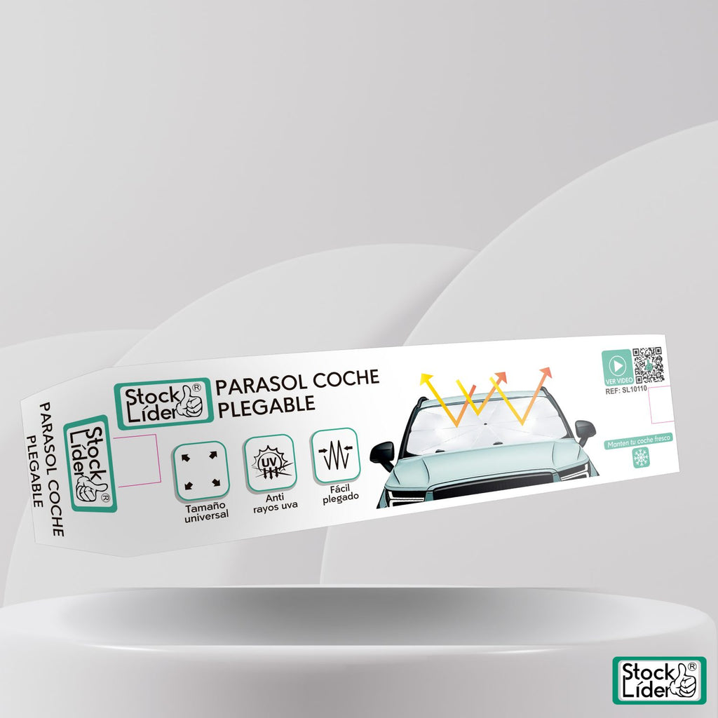 Parasol coche plegable