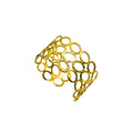 Pulsera Acero Lisa Esclava - Circulos - 34 mm -