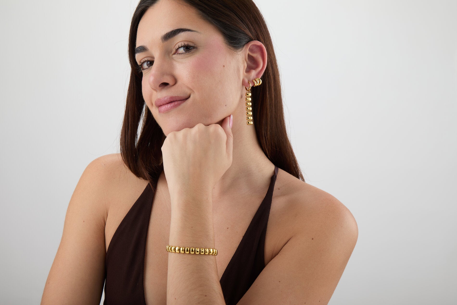 Collar Acero Liso - Diseño - 40 + 5 cm -