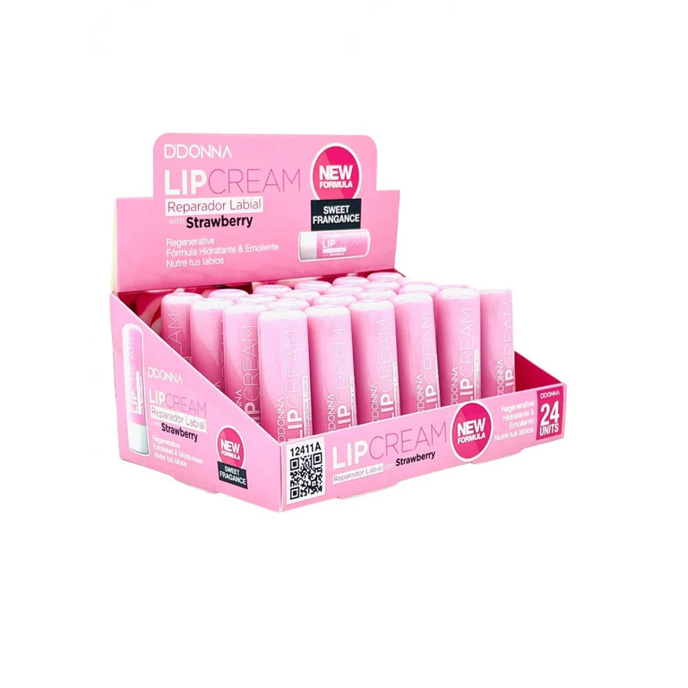 Bálsamo Labial con Fresa