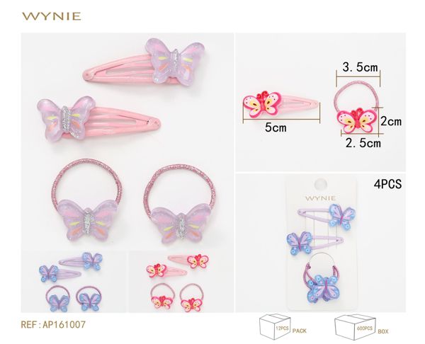 SET GOMAS Y PINZAS CABELLO