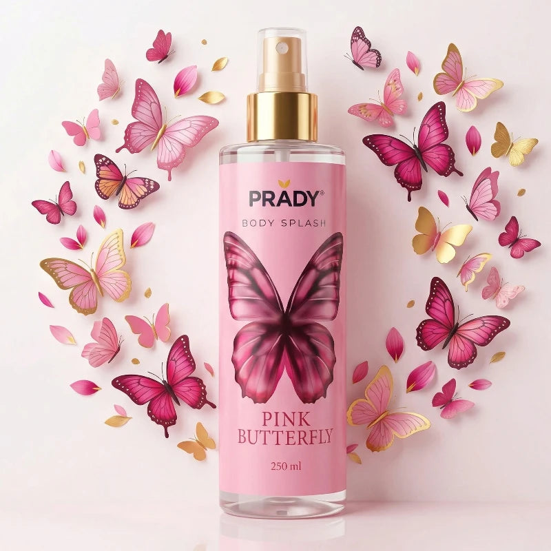 body splash PINK BUTTERFLY prady 250ml