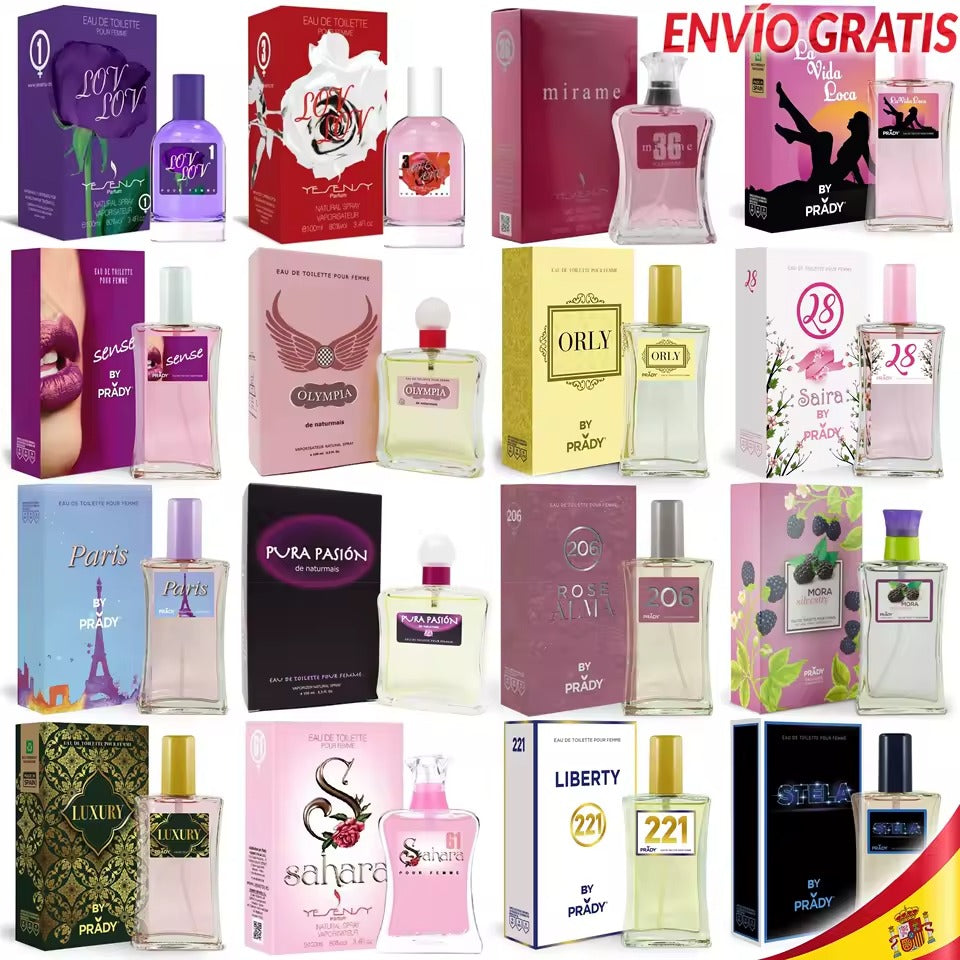7 PRODUCTOS, COLONIAS, BRUMAS, AMBIENTADOR MIKADO Y SPRAY